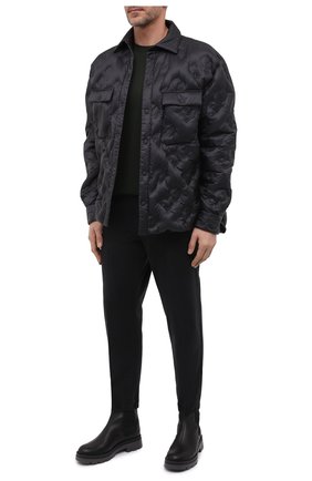Мужские джоггеры KITON черного цвета по цене 86450 руб., арт. UFPPZJ0344A | Фото 2 Мужские джоггеры KITON черного цвета, арт. UFPPZJ0344A | Фото 2 (Материал внешний: Хлопок, Лиоцелл, Растительное волокно; Силуэт М (брюки): Джоггеры; Стили: Кэжуэл; Длина (брюки, джинсы): Стандартные; Big sizes: Big Sizes)