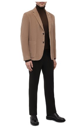 Мужской пиджак из хлопка и кашемира ERMENEGILDO ZEGNA светло-коричневого цвета по цене 199500 руб., арт. UYC01/SFF | Фото 2 Мужской пиджак из хлопка и кашемира ERMENEGILDO ZEGNA светло-коричневого цвета, арт. UYC01/SFF | Фото 2 (Материал подклада: Синтетический материал; Материал внешний: Хлопок; Рукава: Длинные; Длина (для топов): Стандартные; 1-2-бортные: Однобортные; Пиджаки М: Прямой; Случай: Повседневный; Стили: Кэжуэл)