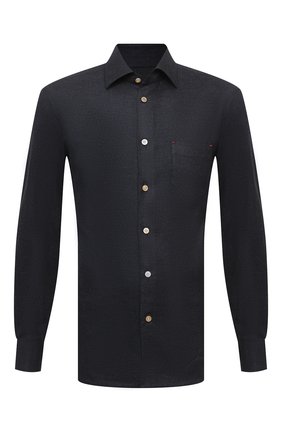 Мужская рубашка KITON темно-серого цвета по цене 68600 руб., арт. UMCNERH0780905 | Фото 1 Мужская рубашка KITON темно-серого цвета, арт. UMCNERH0780905 | Фото 1 (Рукава: Длинные; Материал внешний: Лиоцелл, Хлопок, Растительное волокно; Длина (для топов): Стандартные; Случай: Повседневный; Принт: Однотонные; Рубашки М: Slim Fit; Манжеты: На пуговицах; Воротник: Акула; Стили: Кэжуэл)