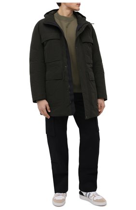 Мужская утепленная парка Z ZEGNA хаки цвета по цене 99500 руб., арт. VY017/ZZ275 | Фото 2 Мужская утепленная парка Z ZEGNA хаки цвета, арт. VY017/ZZ275 | Фото 2 (Материал внешний: Синтетический материал; Материал подклада: Синтетический материал; Кросс-КТ: Куртка; Рукава: Длинные; Длина (верхняя одежда): До середины бедра; Мужское Кросс-КТ: пуховик-короткий; Стили: Кэжуэл)