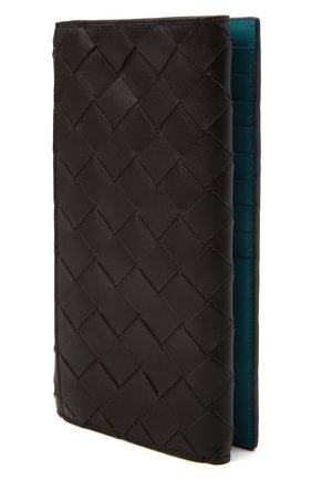 Мужской кожаное портмоне BOTTEGA VENETA темно-коричневого цвета по цене 54800 руб., арт. 676593/VCPQ5 | Фото 2 Мужской кожаное портмоне BOTTEGA VENETA темно-коричневого цвета, арт. 676593/VCPQ5 | Фото 2