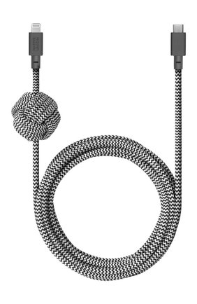 Кабель night cable lightning/usb-c, 3m NATIVE UNION черно-белого цвета по цене 0 руб., арт. NCABLE-KV-CL-ZEB | Фото 1 Кабель night cable lightning/usb-c, 3m NATIVE UNION черно-белого цвета, арт. NCABLE-KV-CL-ZEB | Фото 1 (Региональные ограничения белый список (Axapta Mercury): RU)