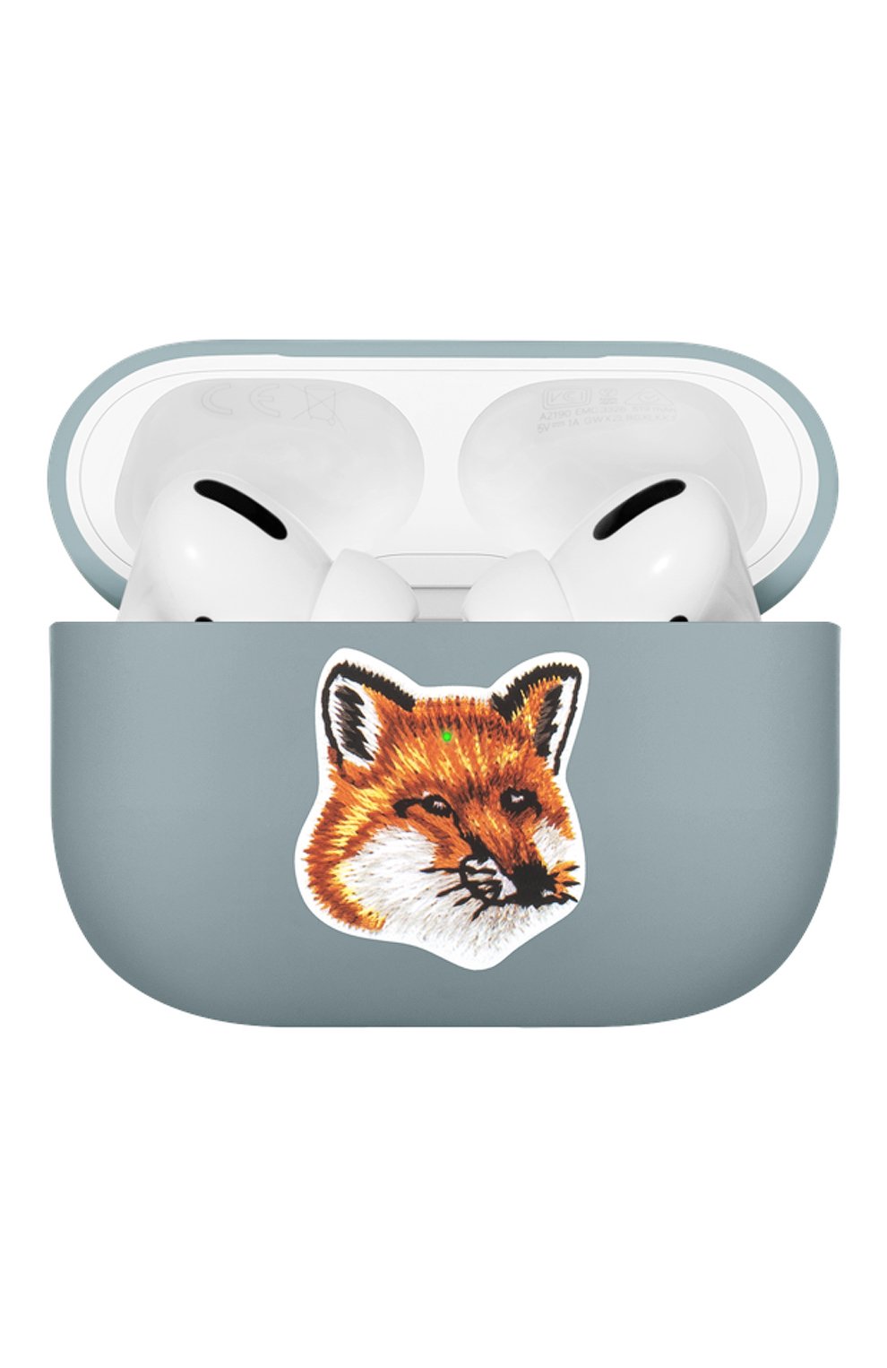 Чехол для airpods pro native union x maison kitsune NATIVE UNION голубого цвета по цене 3990 руб., арт. APPRO-BLU-MK | Фото 2 Чехол для airpods pro native union x maison kitsune NATIVE UNION голубого цвета, арт. APPRO-BLU-MK | Фото 2 (Региональные ограничения белый список (Axapta Mercury): RU)