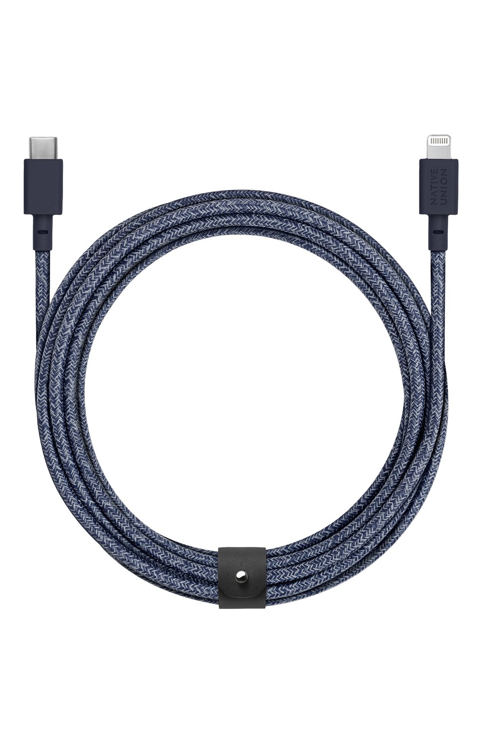 Кабель lightning/usb-c, 3m NATIVE UNION синего цвета, арт. BELT-CL-IND-3-NP | Фото 1 (Региональные ограничения белый список (Axapta Mercury): RU)