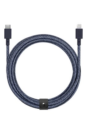 Кабель lightning/usb-c, 3m NATIVE UNION синего цвета по цене 7690 руб., арт. BELT-CL-IND-3-NP | Фото 1 Кабель lightning/usb-c, 3m NATIVE UNION синего цвета, арт. BELT-CL-IND-3-NP | Фото 1 (Региональные ограничения белый список (Axapta Mercury): RU)