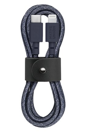Кабель lightning/usb-c, 1.2m NATIVE UNION синего цвета по цене 5590 руб., арт. BELT-CL-IND-2-NP | Фото 1 Кабель lightning/usb-c, 1.2m NATIVE UNION синего цвета, арт. BELT-CL-IND-2-NP | Фото 1 (Региональные ограничения белый список (Axapta Mercury): RU)