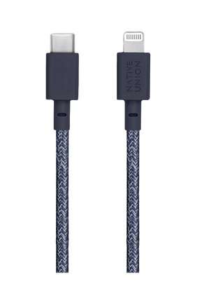 Кабель lightning/usb-c, 1.2m NATIVE UNION синего цвета по цене 5590 руб., арт. BELT-CL-IND-2-NP | Фото 2 Кабель lightning/usb-c, 1.2m NATIVE UNION синего цвета, арт. BELT-CL-IND-2-NP | Фото 2 (Региональные ограничения белый список (Axapta Mercury): RU)