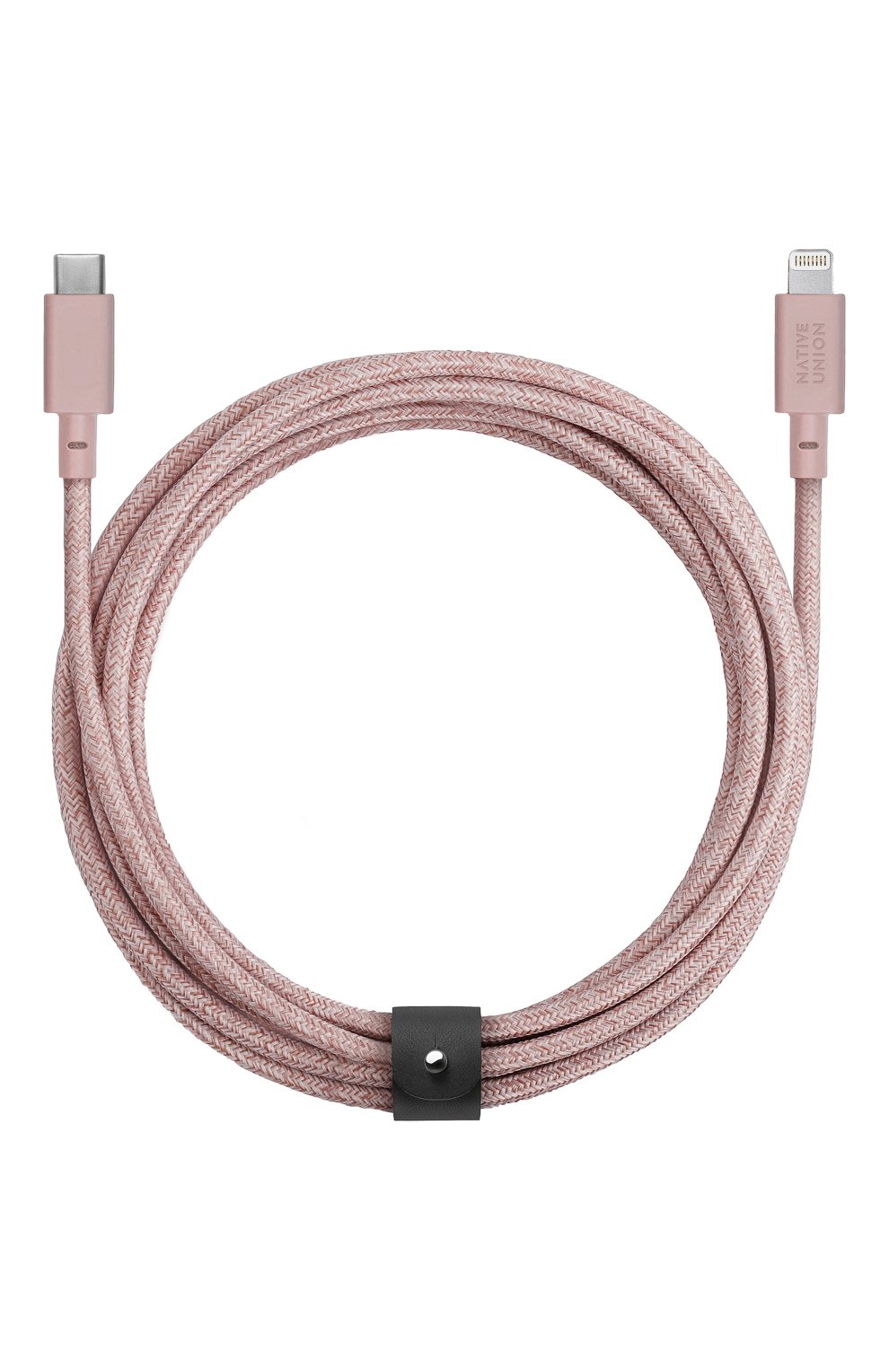 Кабель lightning/usb-c, 3m NATIVE UNION розового цвета, арт. BELT-CL-ROS-3-NP | Фото 1 (Региональные ограничения белый список (Axapta Mercury): RU)