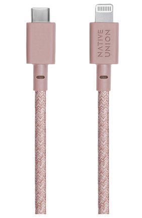 Кабель lightning/usb-c, 3m NATIVE UNION розового цвета по цене 43000 тенге, арт. BELT-CL-ROS-3-NP | Фото 2 Кабель lightning/usb-c, 3m NATIVE UNION розового цвета, арт. BELT-CL-ROS-3-NP | Фото 2 (Региональные ограничения белый список (Axapta Mercury): RU)