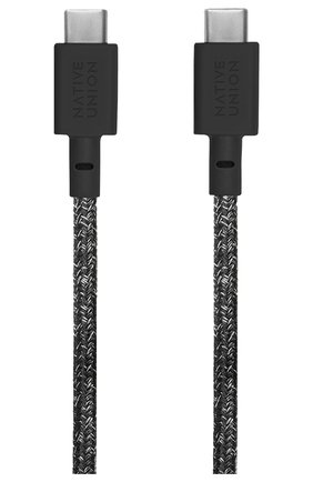 Кабель usb-c, 1.2m NATIVE UNION черного цвета по цене 0 руб., арт. BELT-C-CS-BLK-2-NP | Фото 2 Кабель usb-c, 1.2m NATIVE UNION черного цвета, арт. BELT-C-CS-BLK-2-NP | Фото 2 (Региональные ограничения белый список (Axapta Mercury): RU)