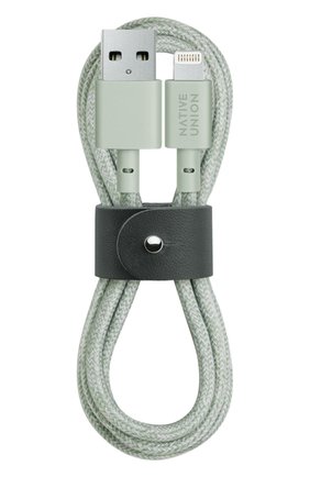 Кабель lightning/usb, 1.2m NATIVE UNION светло-зеленого цвета по цене 4490 руб., арт. BELT-L-GRN-2-NP | Фото 1 Кабель lightning/usb, 1.2m NATIVE UNION светло-зеленого цвета, арт. BELT-L-GRN-2-NP | Фото 1 (Региональные ограничения белый список (Axapta Mercury): RU)