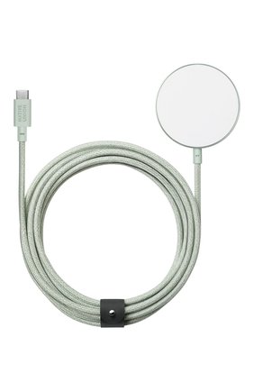 Магнитный кабель snap cable magsafe/usb-c, 3m NATIVE UNION светло-зеленого цвета по цене 5990 руб., арт. SNAP-WL-GRN | Фото 1 Магнитный кабель snap cable magsafe/usb-c, 3m NATIVE UNION светло-зеленого цвета, арт. SNAP-WL-GRN | Фото 1 (Региональные ограничения белый список (Axapta Mercury): RU)