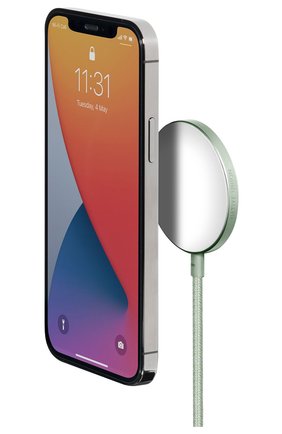 Магнитный кабель snap cable magsafe/usb-c, 3m NATIVE UNION светло-зеленого цвета по цене 5990 руб., арт. SNAP-WL-GRN | Фото 2 Магнитный кабель snap cable magsafe/usb-c, 3m NATIVE UNION светло-зеленого цвета, арт. SNAP-WL-GRN | Фото 2 (Региональные ограничения белый список (Axapta Mercury): RU)