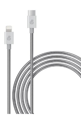 Кабель lightning/usb-c, 1.2m UBEAR серебряного цвета по цене 0 руб., арт. DC10SL12FM-CL | Фото 1 Кабель lightning/usb-c, 1.2m UBEAR серебряного цвета, арт. DC10SL12FM-CL | Фото 1 (Региональные ограничения белый список (Axapta Mercury): RU)