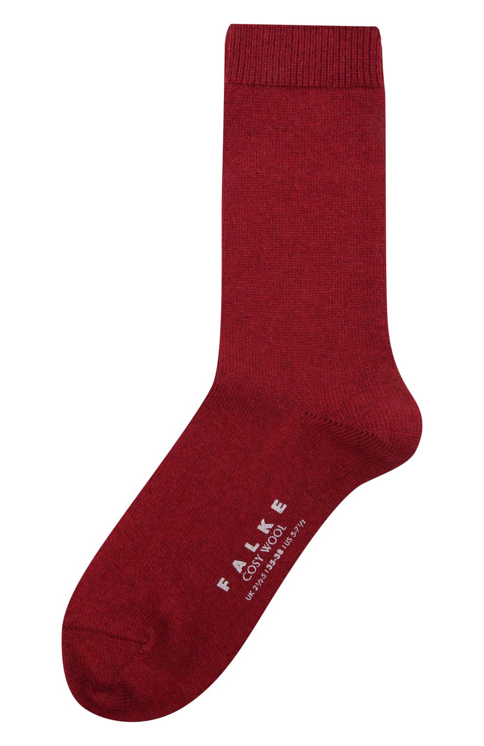 Женские носки FALKE красного цвета, арт. 47548 | Фото 1 (Материал внешний: Шерсть)