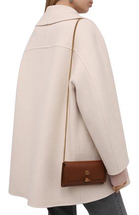Женская сумка diana GUCCI коричневого цвета по цене 88750 руб., арт. 658243/17Q0T | Фото 2 Женская сумка diana GUCCI коричневого цвета, арт. 658243/17Q0T | Фото 2 (Материал: Натуральная кожа; Женское Кросс-КТ: Вечерняя сумка; Сумки-технические: Сумки через плечо; Размер: small)