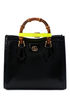 Женская сумка diana small GUCCI черного цвета по цене 399500 руб., арт. 660195/L2DPT/PBIV | Фото 1 Женская сумка diana small GUCCI черного цвета, арт. 660195/L2DPT/PBIV | Фото 1 (Ремень/цепочка: На ремешке; Размер: small; Сумки-технические: Сумки top-handle)