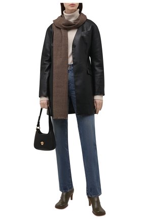 Женский шерстяной шарф RALPH LAUREN коричневого цвета по цене 49950 руб., арт. 434857561 | Фото 2 Женский шерстяной шарф RALPH LAUREN коричневого цвета, арт. 434857561 | Фото 2 (Материал: Шерсть)