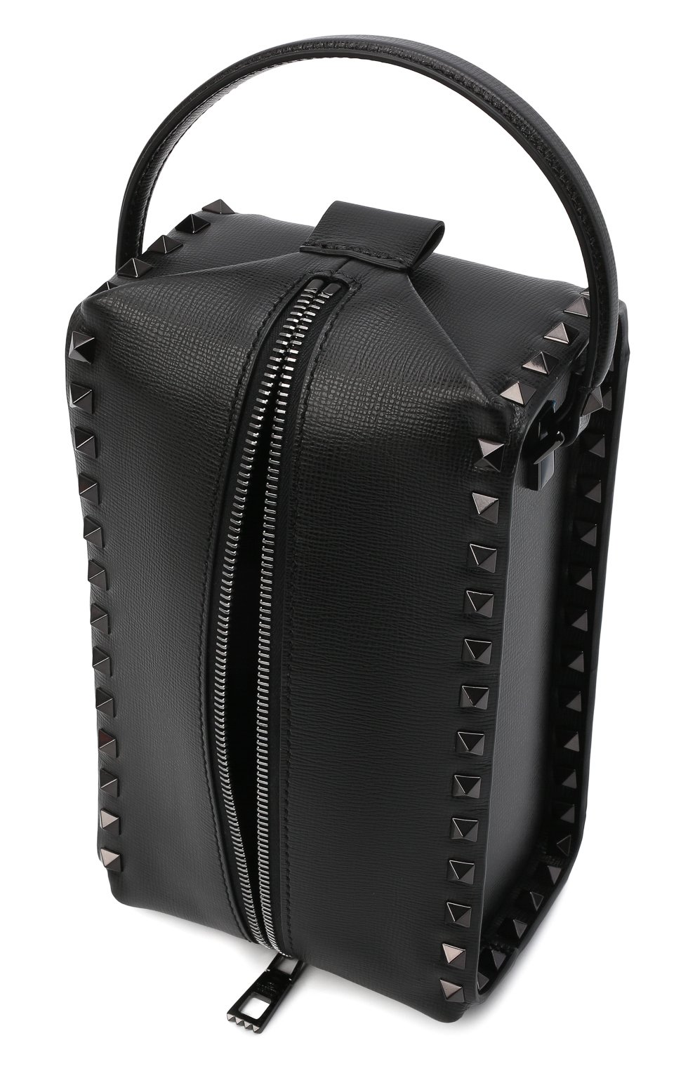 Мужская кожаная сумка rockstud alcove VALENTINO черного цвета по цене 230500 руб., арт. WY0B0B33/TLL | Фото 5 Мужская кожаная сумка rockstud alcove VALENTINO черного цвета, арт. WY0B0B33/TLL | Фото 5 (Материал: Натуральная кожа; Ремень/цепочка: На ремешке; Размер: small)