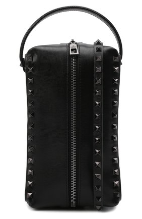 Мужская кожаная сумка rockstud alcove VALENTINO черного цвета по цене 230500 руб., арт. WY0B0B33/TLL | Фото 6 Мужская кожаная сумка rockstud alcove VALENTINO черного цвета, арт. WY0B0B33/TLL | Фото 6 (Материал: Натуральная кожа; Ремень/цепочка: На ремешке; Размер: small)