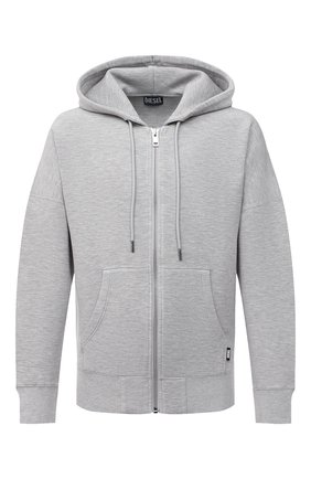 Мужской толстовка из вискозы DIESEL светло-серого цвета по цене 16750 руб., арт. A02705/0DBBR | Фото 1 Мужской толстовка из вискозы DIESEL светло-серого цвета, арт. A02705/0DBBR | Фото 1 (Материал внешний: Вискоза; Мужское Кросс-КТ: Толстовка-одежда; Стили: Спорт-шик)