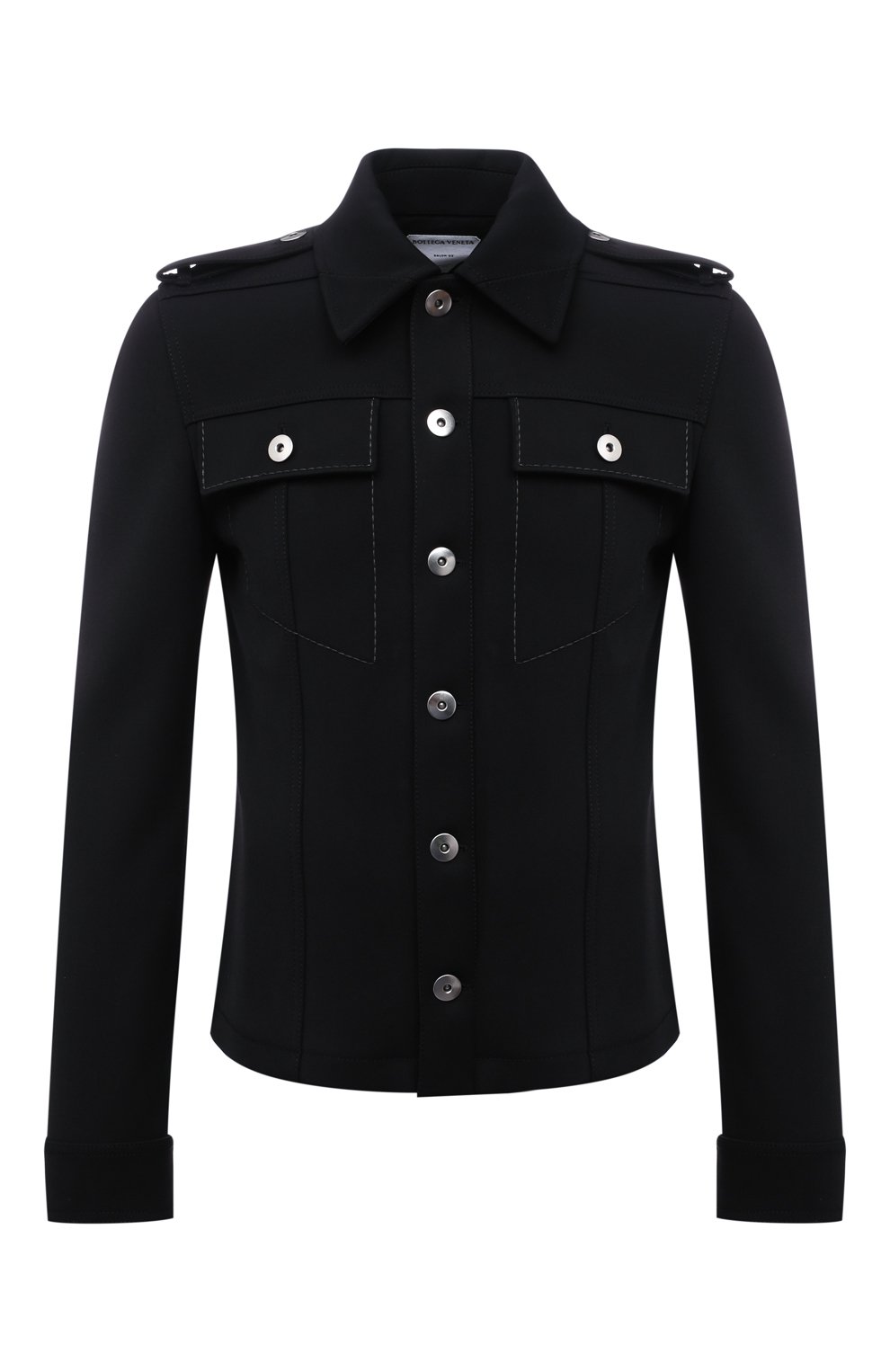 Шерстяная куртка Bottega Veneta Чёрный 671864/V0IV0 5604039