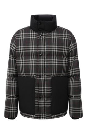 Мужская пуховая куртка BURBERRY темно-серого цвета по цене 162000 руб., арт. 8045499 | Фото 1 Мужская пуховая куртка BURBERRY темно-серого цвета, арт. 8045499 | Фото 1 (Длина (верхняя одежда): Короткие; Материал подклада: Синтетический материал; Материал утеплителя: Пух и перо; Рукава: Длинные; Материал внешний: Шерсть; Мужское Кросс-КТ: шерсть и кашемир, пуховик-короткий; Кросс-КТ: Куртка; Стили: Кэжуэл)