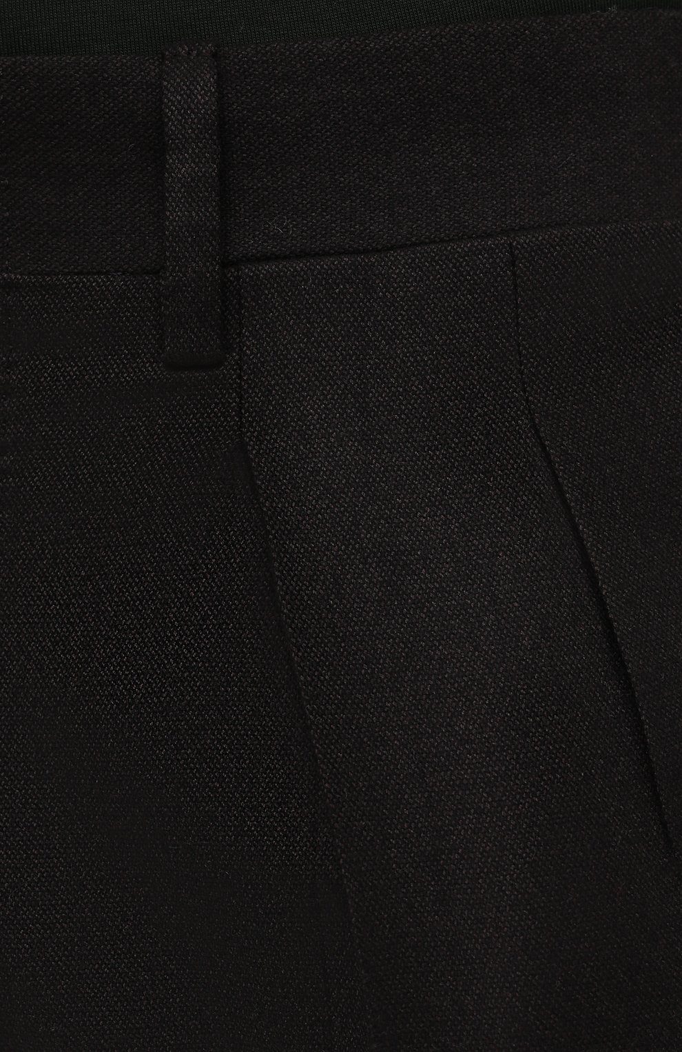 Мужские брюки из шерсти и кашемира KITON темно-коричневого цвета, арт. UPNVIK0121A | Фото 5 (Материал внешний: Шерсть; Длина (брюки, джинсы): Стандартные; Случай: Повседневный; Материал подклада: Купро; Стили: Кэжуэл)