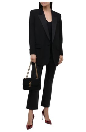 Женские кожаные туфли cardinale DOLCE & GABBANA красного цвета по цене 56500 руб., арт. CD1657/AQ512 | Фото 2 Женские кожаные туфли cardinale DOLCE & GABBANA красного цвета, арт. CD1657/AQ512 | Фото 2 (Каблук высота: Высокий; Подошва: Плоская; Материал внутренний: Натуральная кожа; Каблук тип: Шпилька)