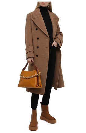 Женские кожаные полусапоги marte GIA COUTURE коричневого цвета по цене 43100 руб., арт. MARTE-E 155 | Фото 2 Женские кожаные полусапоги marte GIA COUTURE коричневого цвета, арт. MARTE-E 155 | Фото 2 (Материал внутренний: Натуральная кожа; Каблук высота: Низкий; Подошва: Платформа; Высота голенища: Низкие; Каблук тип: Устойчивый; Материал внешний: Кожа; Материал утеплителя: Без утеплителя)