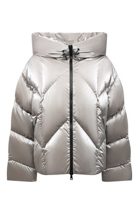 Женский пуховик planaval MONCLER серебряного цвета по цене 129500 руб., арт. G2-093-1A000-38-53A3H | Фото 1 Женский пуховик planaval MONCLER серебряного цвета, арт. G2-093-1A000-38-53A3H | Фото 1 (Материал внешний: Синтетический материал; Рукава: Длинные; Длина (верхняя одежда): Короткие; Материал подклада: Синтетический материал; Материал утеплителя: Пух и перо; Стили: Спорт-шик; Кросс-КТ: Пуховик)