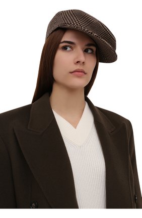 Женская шерстяная кепка RALPH LAUREN бежевого цвета по цене 38650 руб., арт. 434857567 | Фото 2 Женская шерстяная кепка RALPH LAUREN бежевого цвета, арт. 434857567 | Фото 2 (Материал: Шерсть)