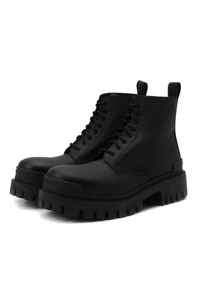 Мужские кожаные ботинки strike BALENCIAGA черного цвета по цене 69200 руб., арт. 600911/WBB00 | Фото 1 Мужские кожаные ботинки strike BALENCIAGA черного цвета, арт. 600911/WBB00 | Фото 1 (Каблук высота: Высокий; Материал внутренний: Натуральная кожа; Подошва: Массивная; Мужское Кросс-КТ: Ботинки-обувь, Байкеры-обувь)