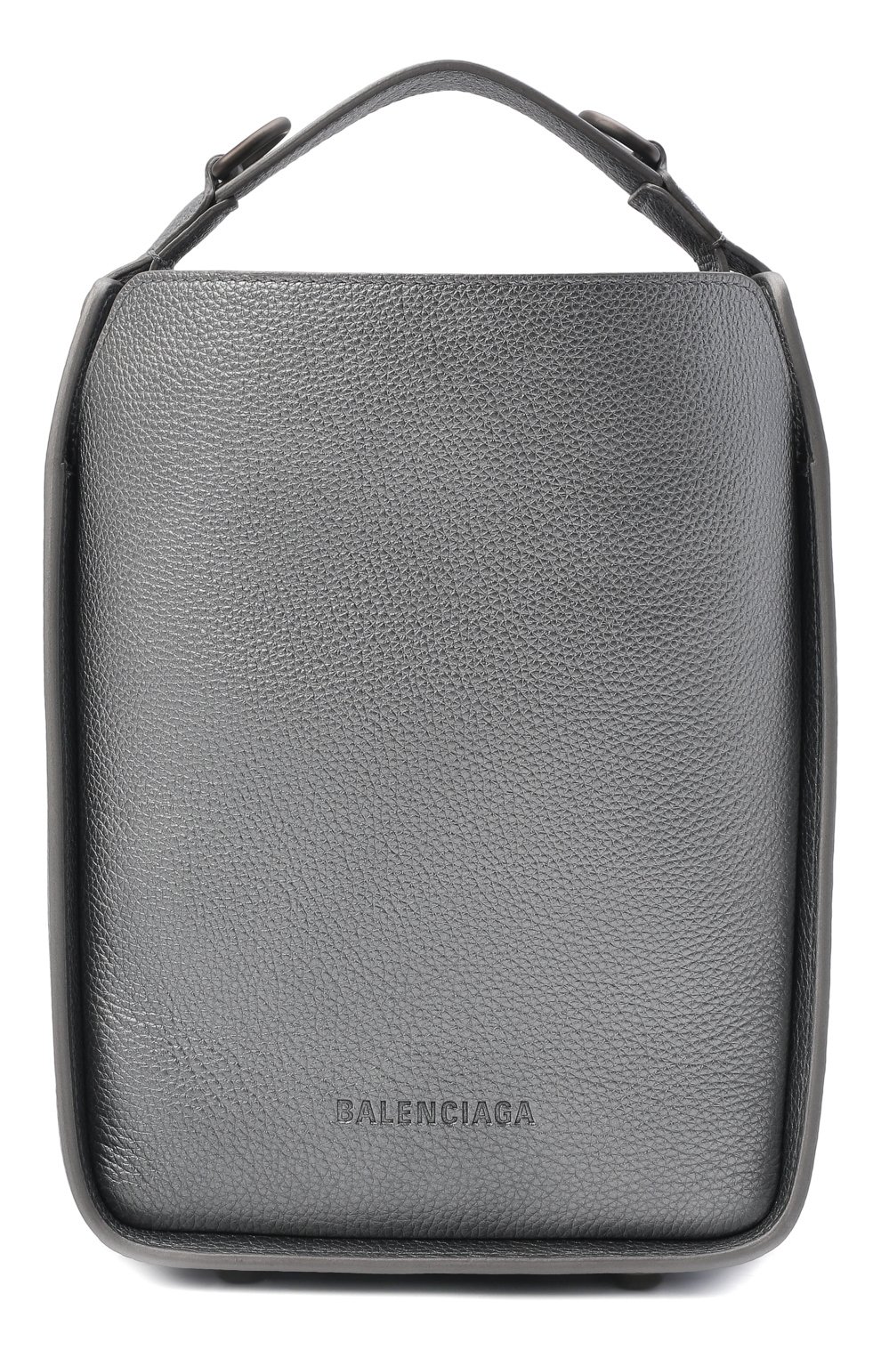 Женский сумка-тоут tool xs BALENCIAGA серебряного цвета, арт. 669754/15YL5 | Фото 1 (Сумки-технические: Сумки-шопперы; Материал: Натуральная кожа; Ремень/цепочка: На ремешке; Размер: small)