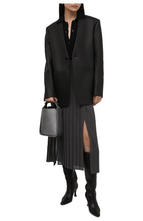 Женский сумка-тоут tool xs BALENCIAGA серебряного цвета по цене 104000 руб., арт. 669754/15YL5 | Фото 3 Женский сумка-тоут tool xs BALENCIAGA серебряного цвета, арт. 669754/15YL5 | Фото 3 (Сумки-технические: Сумки-шопперы; Материал: Натуральная кожа; Ремень/цепочка: На ремешке; Размер: small)