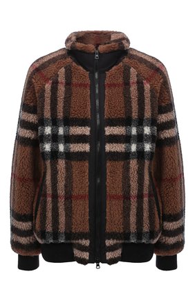 Женская куртка из шерсти и кашемира lambethw BURBERRY коричневого цвета по цене 116000 руб., арт. 8044412 | Фото 1 Женская куртка из шерсти и кашемира lambethw BURBERRY коричневого цвета, арт. 8044412 | Фото 1 (Материал внешний: Шерсть; Длина (верхняя одежда): Короткие; Материал подклада: Вискоза; Рукава: Длинные; Кросс-КТ: Куртка; Стили: Кэжуэл)