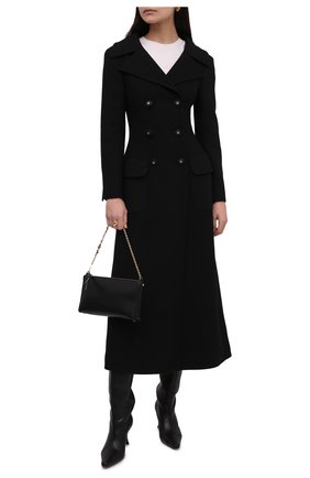 Женское шерстяное пальто DOLCE & GABBANA черного цвета по цене 281500 руб., арт. F0AR3T/FU2NX | Фото 2 Женское шерстяное пальто DOLCE & GABBANA черного цвета, арт. F0AR3T/FU2NX | Фото 2 (Материал подклада: Синтетический материал; Длина (верхняя одежда): Длинные; Материал внешний: Шерсть; Рукава: Длинные; 1-2-бортные: Двубортные; Стили: Классический)