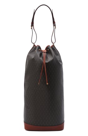 Женская сумка le monogramme SAINT LAURENT коричневого цвета, арт. 670718/2UY2W | Фото 1 (Размер: large; Материал: Экокожа; Сумки-технические: Сумки через плечо)