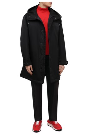 Мужская хлопковый лонгслив Y-3 красного цвета по цене 9495 руб., арт. HB3408/M | Фото 2 Мужская хлопковый лонгслив Y-3 красного цвета, арт. HB3408/M | Фото 2 (Рукава: Длинные; Материал внешний: Хлопок; Длина (для топов): Удлиненные; Принт: Без принта; Стили: Кэжуэл)