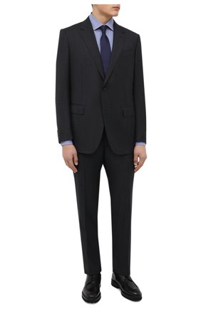 Мужская хлопковая сорочка ERMENEGILDO ZEGNA голубого цвета по цене 41350 руб., арт. 201209/9MS0BA | Фото 2 Мужская хлопковая сорочка ERMENEGILDO ZEGNA голубого цвета, арт. 201209/9MS0BA | Фото 2 (Длина (для топов): Стандартные; Материал внешний: Хлопок; Рукава: Длинные; Воротник: Кент; Случай: Формальный; Манжеты: На пуговицах; Рубашки М: Regular Fit; Стили: Классический; Принт: Клетка; Региональные ограничения белый список (Axapta Mercury): RU)