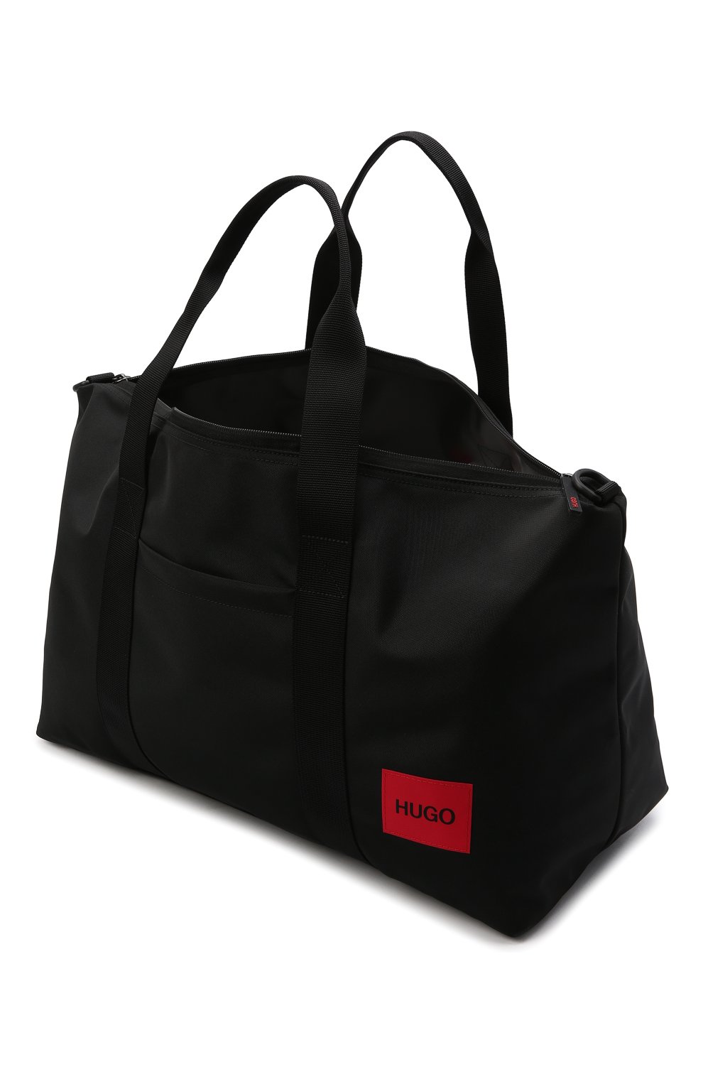 Мужская текстильная спортивная сумка HUGO черного цвета, арт. 50456691 | Фото 5 (Ремень/цепочка: На ремешке; Материал: Текстиль; Размер: large)
