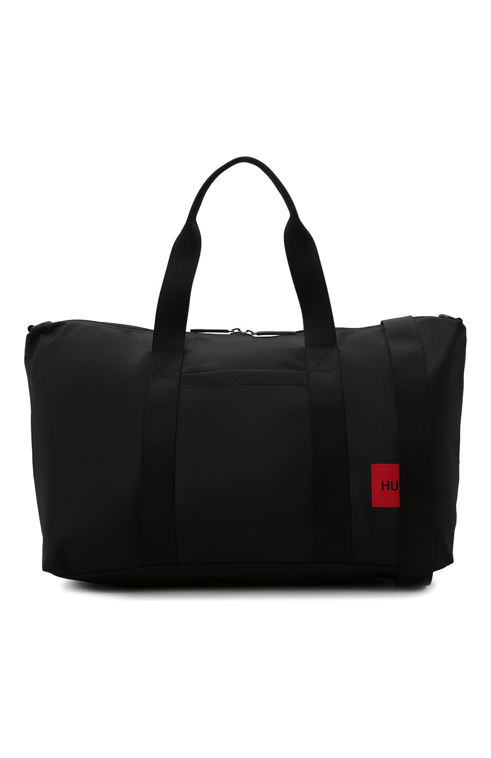 Мужская текстильная спортивная сумка HUGO черного цвета, арт. 50456691 | Фото 7 (Ремень/цепочка: На ремешке; Материал: Текстиль; Размер: large)