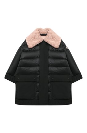 Детского пуховое пальто MONCLER темно-зеленого цвета по цене 63200 руб., арт. G2-954-1B524-10-53048/12-14A | Фото 1 Детского пуховое пальто MONCLER темно-зеленого цвета, арт. G2-954-1B524-10-53048/12-14A | Фото 1 (Материал утеплителя: Пух и перо; Материал подклада: Синтетический материал; Материал внешний: Синтетический материал; Рукава: Длинные)