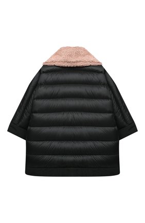 Детского пуховое пальто MONCLER темно-зеленого цвета по цене 63200 руб., арт. G2-954-1B524-10-53048/12-14A | Фото 2 Детского пуховое пальто MONCLER темно-зеленого цвета, арт. G2-954-1B524-10-53048/12-14A | Фото 2 (Материал утеплителя: Пух и перо; Материал подклада: Синтетический материал; Материал внешний: Синтетический материал; Рукава: Длинные)