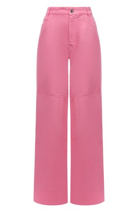 Женские джинсы RAF SIMONS светло-розового цвета, арт. 212-W316-10032 | Фото 1 (Длина (брюки, джинсы): Удлиненные; Силуэт Ж (брюки и джинсы): Широкие; Кросс-КТ: Деним; Стили: Гранж; Материал внешний: Хлопок, Деним)