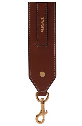 Женские ремень для сумки VERSACE коричневого цвета по цене 39000 руб., арт. 1002526/1A01572 | Фото 2 Женские ремень для сумки VERSACE коричневого цвета, арт. 1002526/1A01572 | Фото 2 (Кросс-КТ: ремень-сумка; Материал: Текстиль)