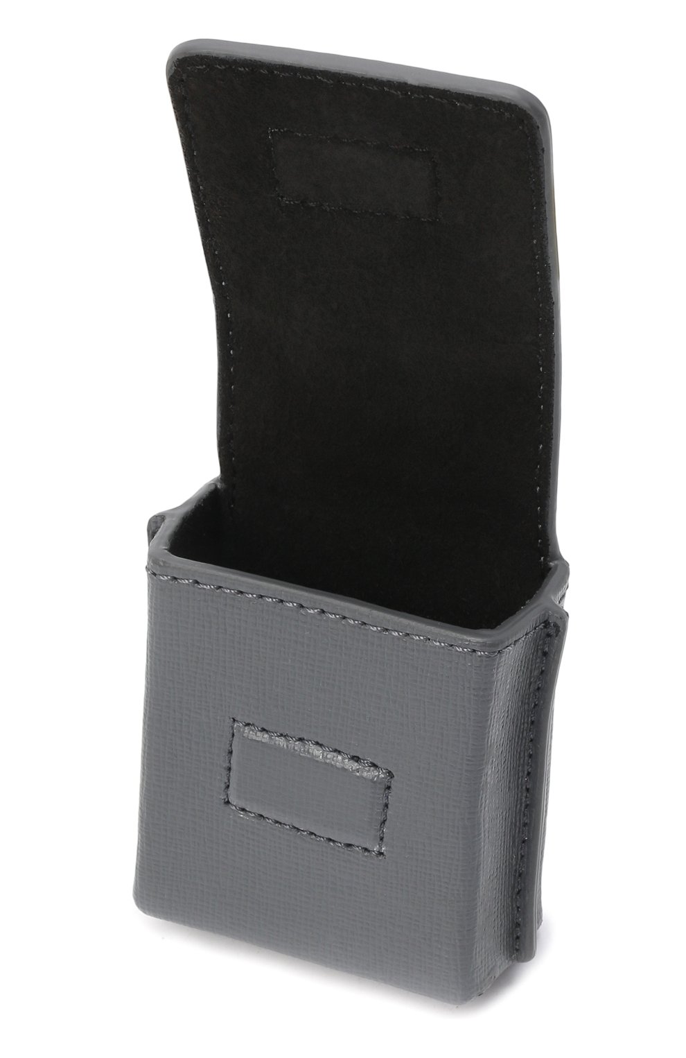 Кожаный чехол для airpods OFF-WHITE серого цвета, арт. 0MNJ014F21LEA001 | Фото 3 (Материал: Натуральная кожа; Женское Кросс-КТ: Кожа AirPods)