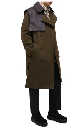 Мужские замшевые челси LANVIN черного цвета по цене 65250 руб., арт. FM-B0LI01-SHEA-H21 | Фото 2 Мужские замшевые челси LANVIN черного цвета, арт. FM-B0LI01-SHEA-H21 | Фото 2 (Материал внутренний: Натуральная кожа; Материал утеплителя: Натуральный мех; Подошва: Массивная; Каблук высота: Высокий; Материал внешний: Замша, Кожа; Мужское Кросс-КТ: Сапоги-обувь, Челси-обувь, зимние сапоги)