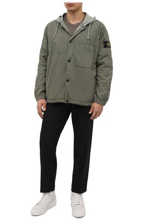 Мужская утепленная куртка STONE ISLAND хаки цвета по цене 49450 руб., арт. 751510403 | Фото 2 Мужская утепленная куртка STONE ISLAND хаки цвета, арт. 751510403 | Фото 2 (Материал подклада: Синтетический материал; Материал внешний: Синтетический материал; Длина (верхняя одежда): Короткие; Рукава: Длинные; Кросс-КТ: Куртка; Мужское Кросс-КТ: пуховик-короткий, утепленные куртки; Стили: Милитари)