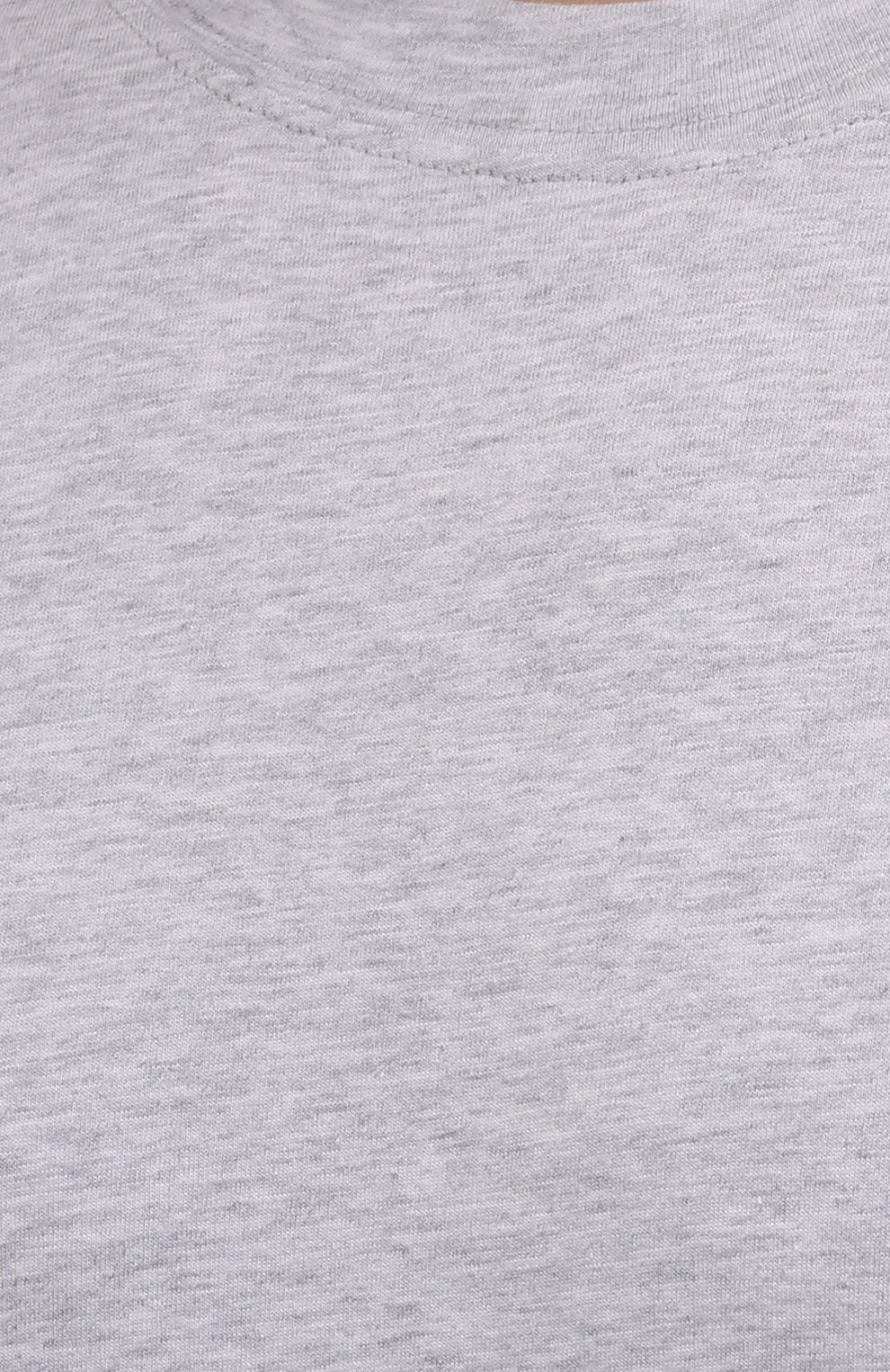 Мужская хлопковая футболка BRUNELLO CUCINELLI светло-серого цвета, арт. M0T617107 | Фото 5 (Принт: Без принта; Рукава: Короткие; Длина (для топов): Стандартные; Региональные ограничения белый список (Axapta Mercury): RU; Материал внешний: Хлопок; Стили: Кэжуэл)